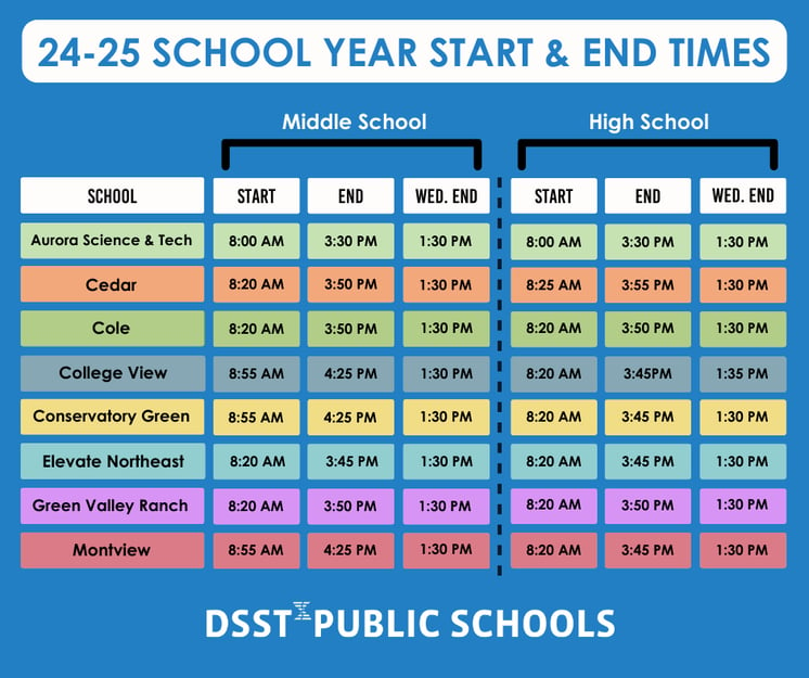 23-24 Start End Times